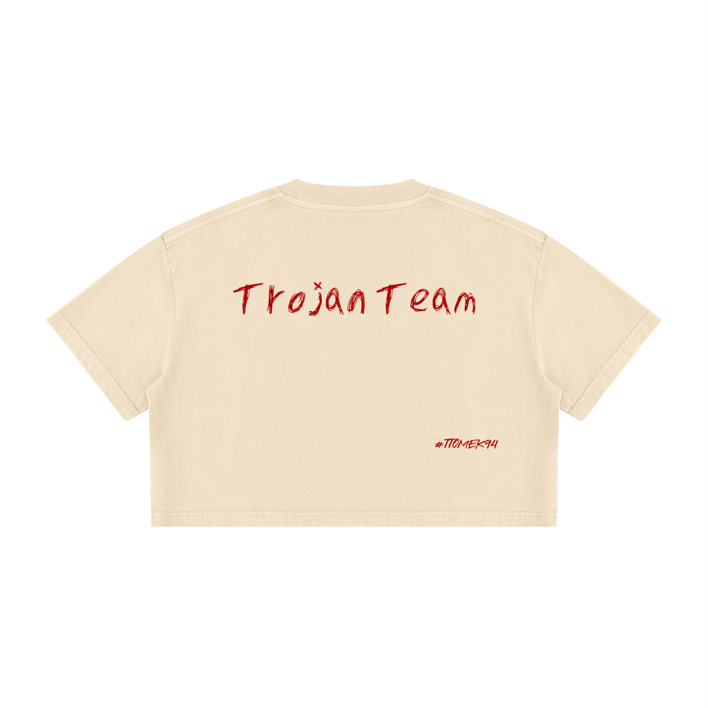 LIMITED dla kobiet  Mineral Wash Cotton Crop T-Shirt