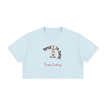 LIMITED dla kobiet  Mineral Wash Cotton Crop T-Shirt